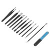 18 Pcs Manicure Set Portable Eyebrow Trimmer Dead Skin Pliers