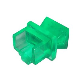 R.J. Enterprises - RJ45 Jack Dust Cover, Cap, Protector, Green (Price per Bag of 100p) DC-0-GN