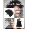 Deep Wave Human Hair Bundles (16 inch, 1 Lace Frontal