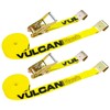 VULCAN Ratchet Strap with Flat Hooks - 2 Inch x