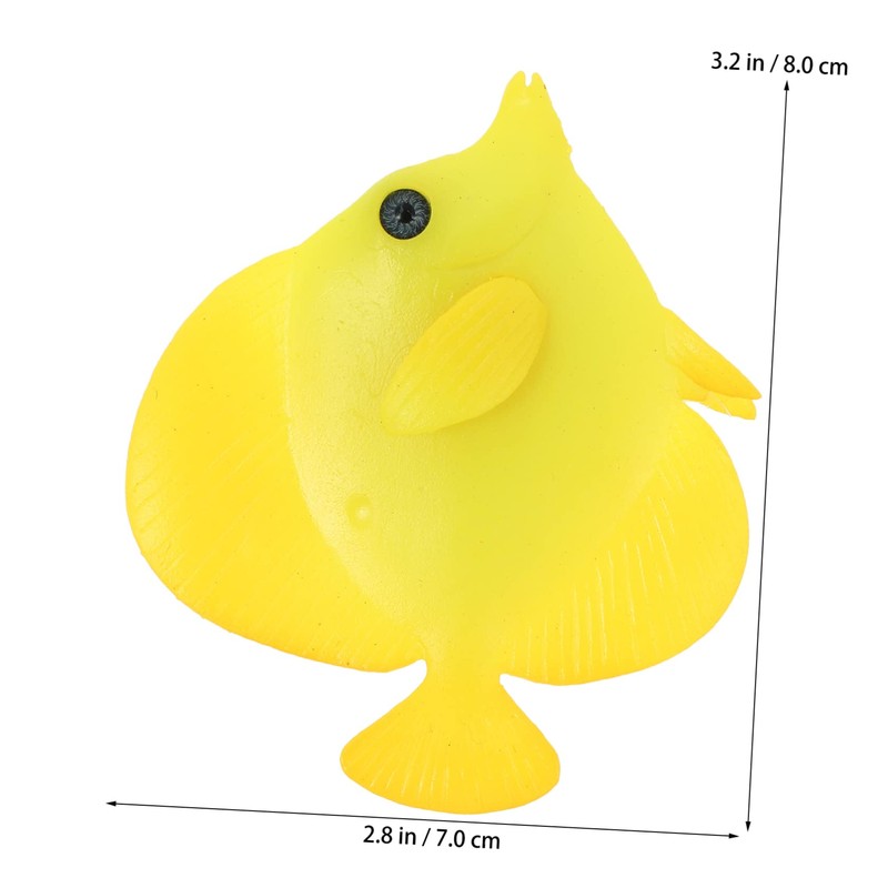 Sosoport 2 Pcs Fish Tank Artificial Fish Aquatic Simulation Decor