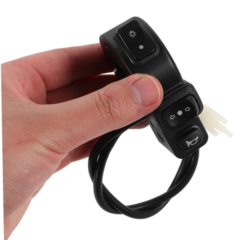 Alipis Mm Motorcycle Handlebar Switch in Headlight Signal Horn Switch