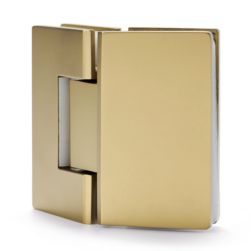 Heavy Duty Shower Glass Door Hinge,Solid One-Piece Precision Cast with