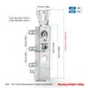 VooGenzek 2 PCS Concealed Cabinet Hanger, Concealed Hanging Bracket Kitchen,