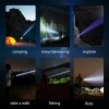 Aeternam Rechargeable Tac Flashlight, 1000+ LMS, Zoomable, LED, USB, IP65,