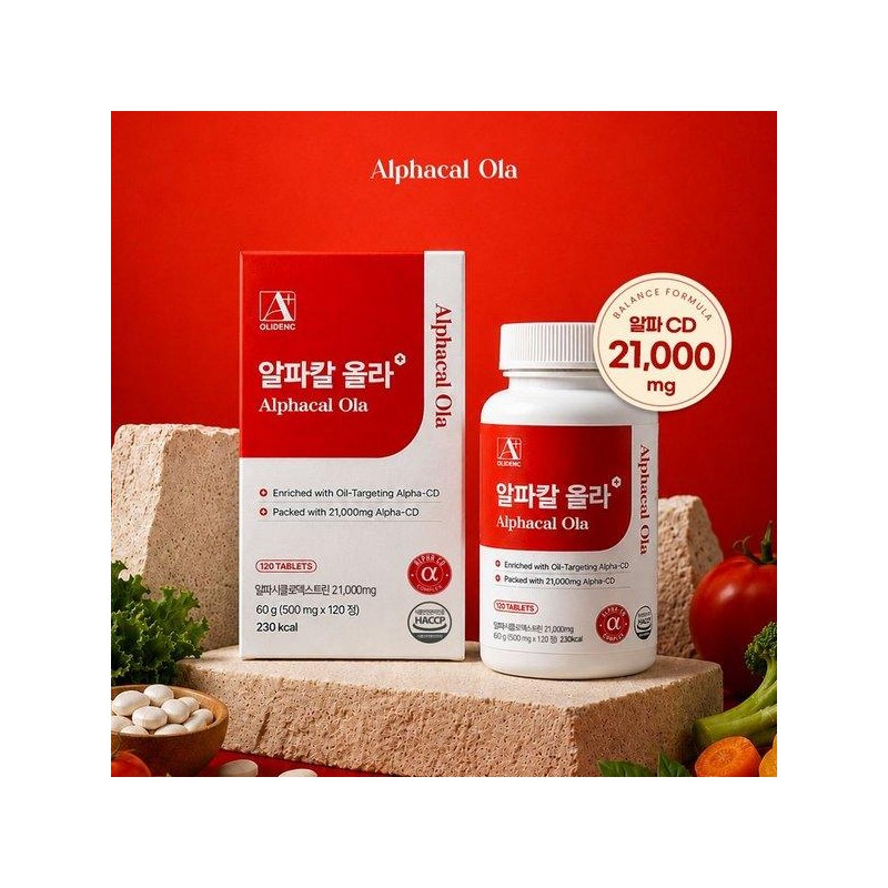 Wellies Oledence Alpacal Ola 120 tablets (5) / 올리던스 알파칼