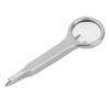 10 x magnifying tweezers, portable stainless steel multifunctional tweezers with