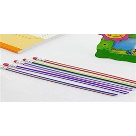 G4GADGET Soft Flexible Bendy Pencils Magic Bend Kids School Fun Equipment - 10PCS