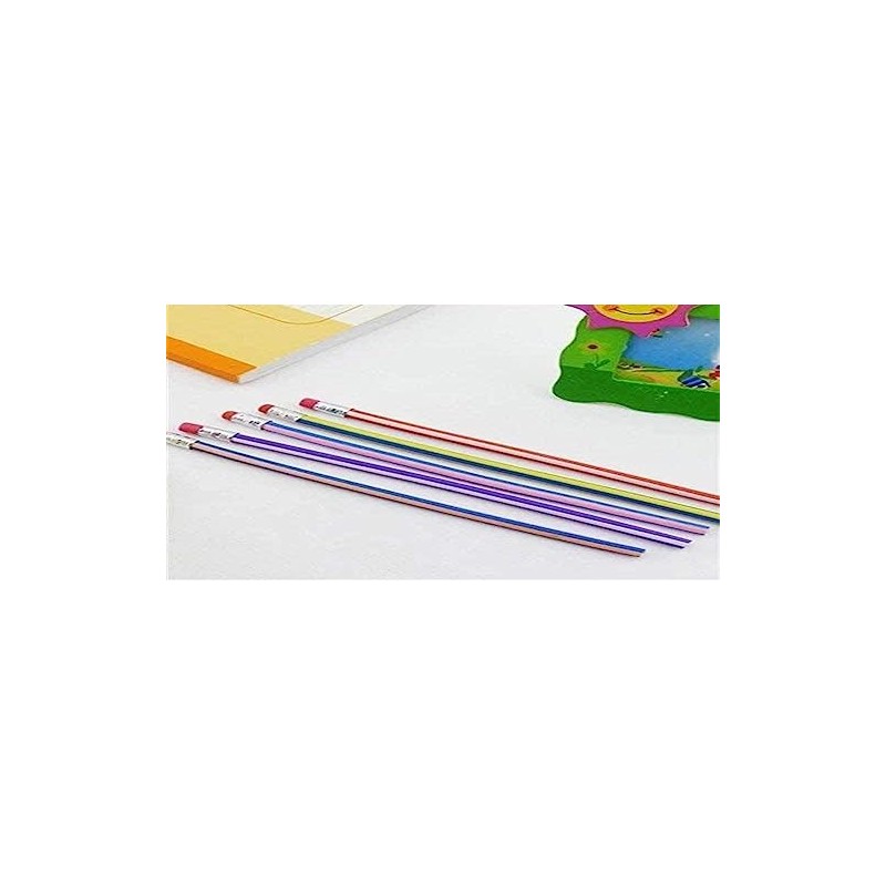 G4GADGET Soft Flexible Bendy Pencils Magic Bend Kids School Fun