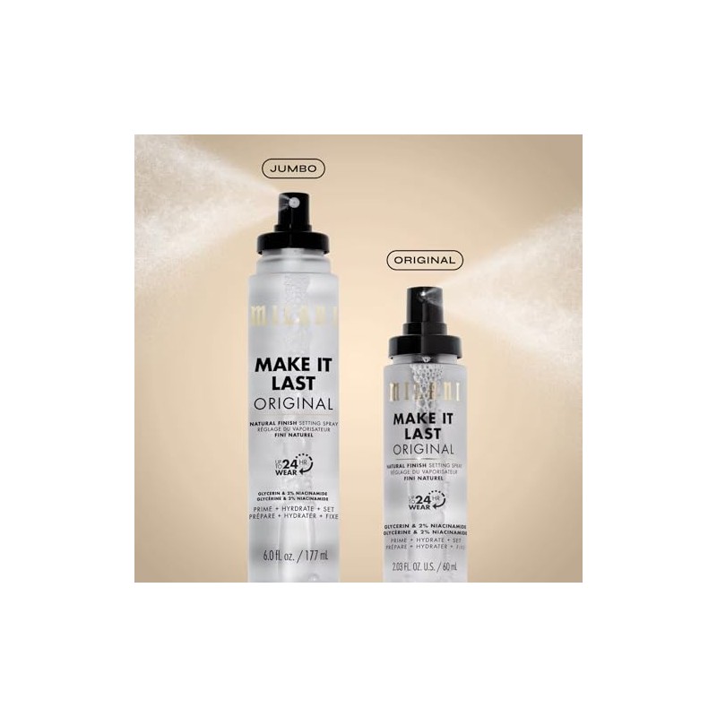 MILANI Make It Last Setting Spray Original Jumbo Size Prime