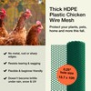 Maporch Plastic Chicken Wire Fencing for Pet Protection - 15.7"