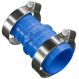19mm > 13mm Plastic Hose Straight Fitting Reducer Pipe Reducing Adapter Blue