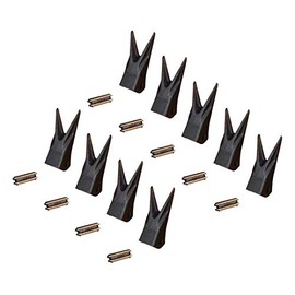 Backhoe/Excavator Twin Tiger Rock Bucket Teeth w/Pins - 230WTL, 23WTL, 230PN (9)