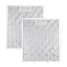 2 x metal filters for cooker hoods, 320 x 260 x 9 mm, 5-layer aluminium grille