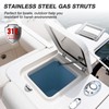 Vepagoo Stainless Steel 20Inch 150Lb/667N Gas Struts with Brackets