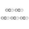 sourcing map AXK0821 Thrust Needle Roller Bearings with Washers 8mm