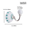 Knober ED09 Ceramic Wall Hook with Ceramic Ball Diameter 6
