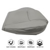 NLQR Replacement Front Seat Cover Gray Microfiber Leather Compatible with