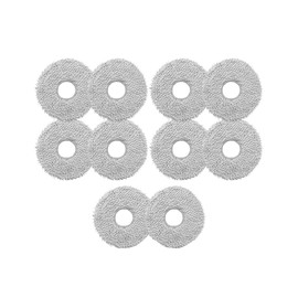 10 Pack Replacement Mop/Mopping Pads Compatible with Ecovacs Deebot X1/T10/T20/T30/T50 Robot Vacuums