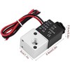 DC 24V 1/8" BSPT 3 Way 2 Position Pneumatic Electric