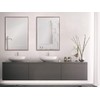 Kate and Laurel Rhodes Modern Wall Mirror, 24.75" x 36.75",