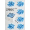HUIHUANG Baby Blue Bows for Gift Wrapping, Blue Curly Ribbon