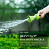 HOSUN Fireman Hose Nozzle for Garden Hose, Adjustable Brass Sprayer,