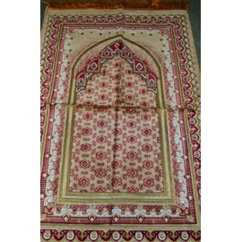 Prayer Rug Made in Turkey with Fine Soft Velvet