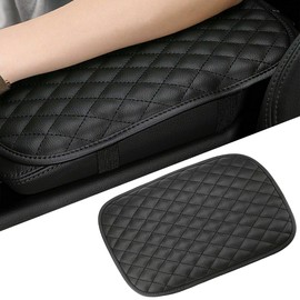 Q&Q Basics Universal Car Center Console Cover: Upgrade Your Ride with Our Sleek PU Leather Middle Console Cover Pad Protector. Durable, and Easy to Install Car Armrest Cover Armrest Cushion Cover.