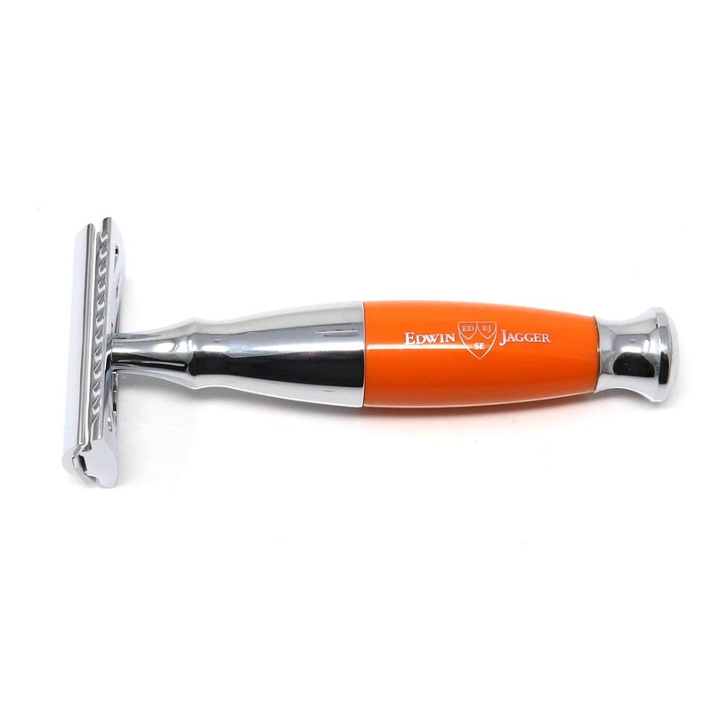 Edwin Jagger Chrome DE Safety Razor- Diffusion 36 Series (Orange)