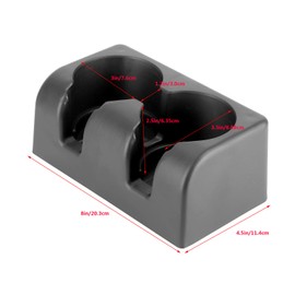 Bench Seat Cup Holder, Bench Seat Cup Holder, Car Cup Holder, Dual Cupholder Insert Drink Storage 89039574 Compatible with Colorado 2004?2012