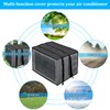 Luxiv Newest Design Mesh Window Air Conditioner Cover Outdoor, Support