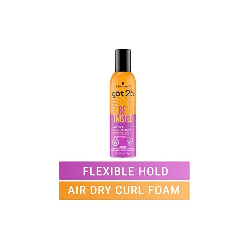 got2b Be Twisted Air Dry Curl Foam, 226 gramos