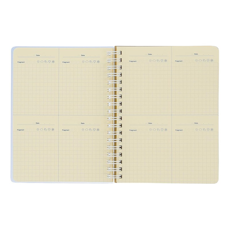 【DELFONICS】Rollbahn Free Diary Clear L (Clear Pink)