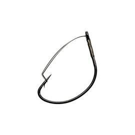 Mustad Wide Gap Weedless Fishing Hook (4 Pack), BlackNickel, Size 30