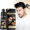 Black 5-Minute Mixing Beard Grooming Kit - Grey Reducing, 4-in-1