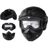 Airsoft Helmet and Full Face Mask, PJ Fast Helmet, Removable