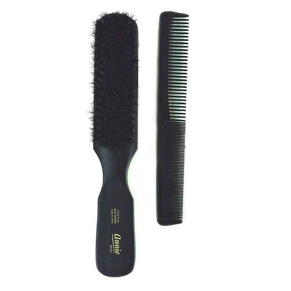 Soft Mini Wave Brush #2123 - 100% Pure Boar Bristles. - , hair styling comb, hair styling, styling comb, natural bristles, reinforced bristles, boar bristles, pocket comb, adults and kids, long hair, short hair, thick hair