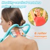 Simsky Nackenmassagegerät mit sechs Rädern, Schultermassagegerät
