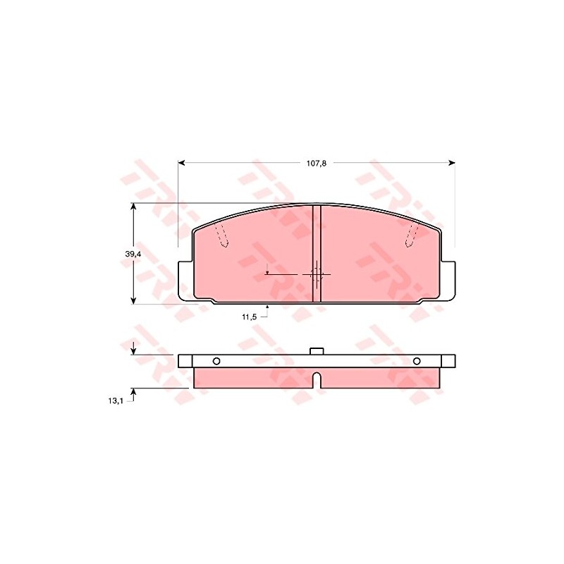 TRW Brake Pad GDB3088