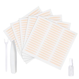 Double Tape, Mesh, Stick with Water, Eyelid Tape, Double-Sided, Strong, Easy to Operate, Skin Color, Double Tape, Invisible, Double Lids, Extra Fine, Natural, Mesh Tape, Long Lasting Adhesion, Y Fork