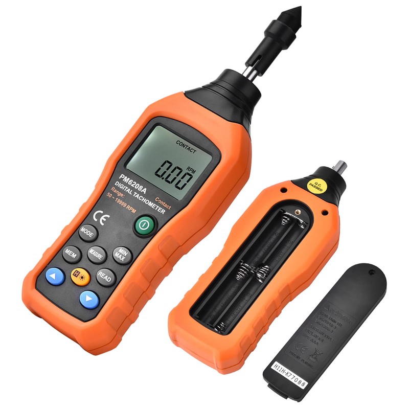 YWBL-WH PM6208A -Type Digital Tachometer Meter Motor Speed Gauge Tester