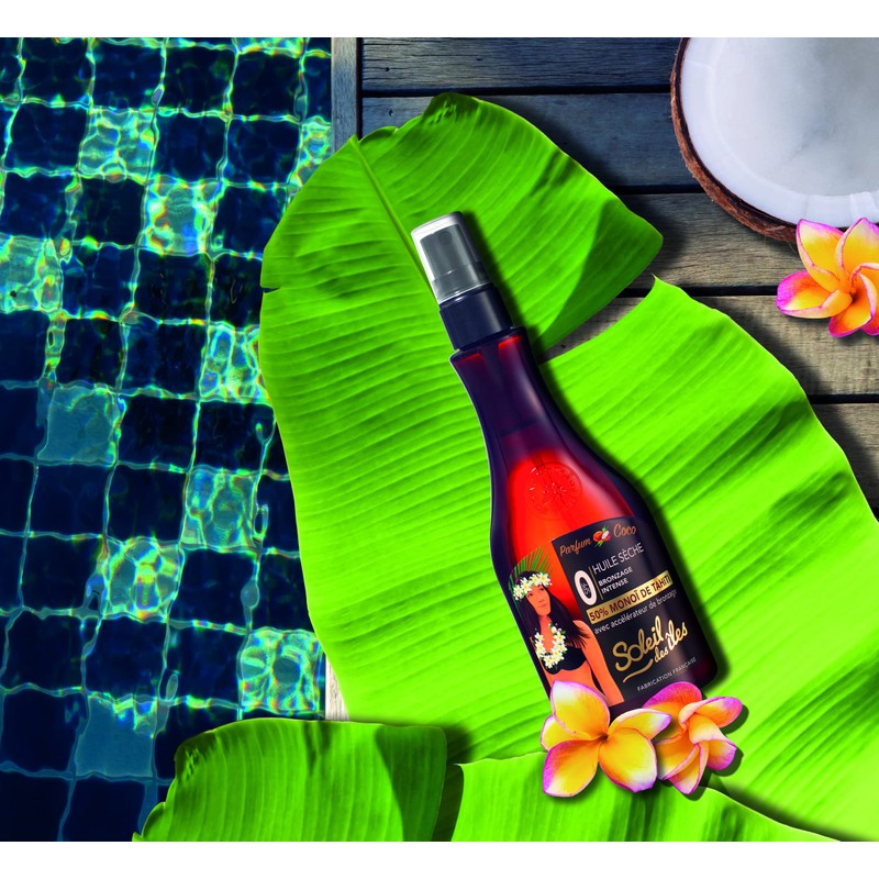 Soleil des Isles | Monoï-Tahiti Dry Tanning Oil 100% Natural