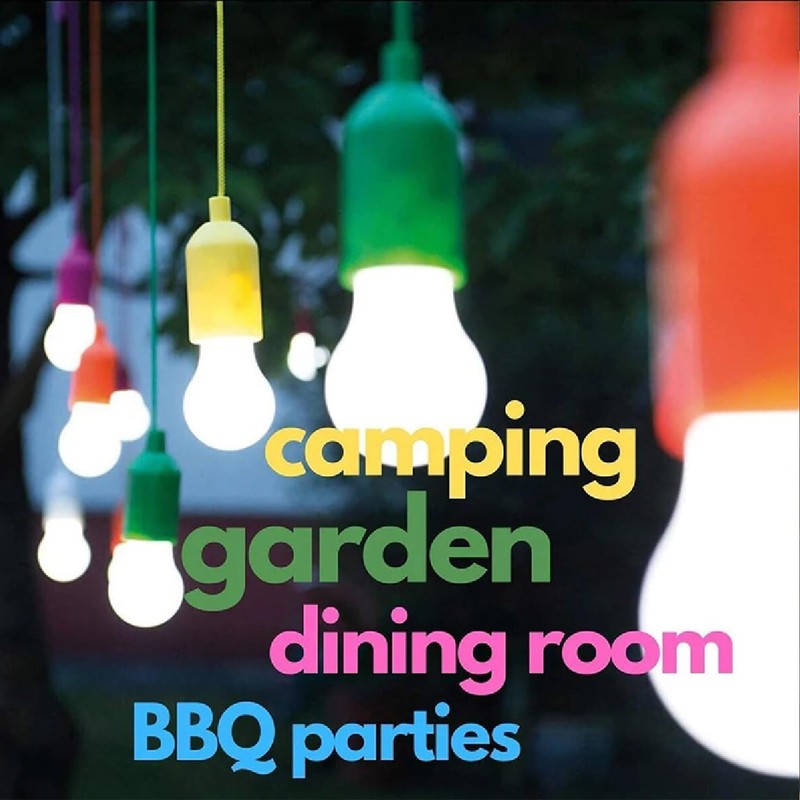 MODOAO Lamping LED Lamp, Pull Light Led Camping Lantern,Hanging Tent