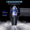 Compressed Air Duster,180000RPM Jet Dryer Blower,3 Gear Electric Portable Air