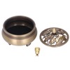 Antique Incense Burner Holder Brass with Lid 3‑Legged Buddha Ornament
