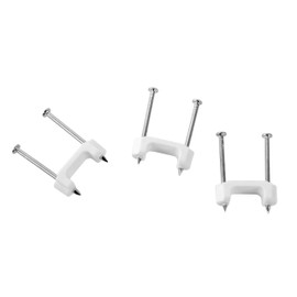 Gardner Bender PS-175 Plastic Staple, 3/4 in., 14/3, 12/3, 10/3 (NM) Cable, White
