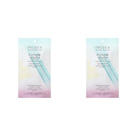 Pacifica Beauty, Future Youth Time Shift Face Mask, Hydrogel Sheet Mask, Hydrating, Plumping, Boosts Radiance, Skincare, Vegan, 1ct, 0.6 OZ (Pack of 2)