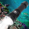 Diving Flashlight LED IPX8 Waterproof Infinitely Dimmable 100M 3000LM White
