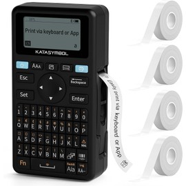 SUPVAN E11 Etikettendrucker - Selbstklebend USB aufladbares Thermo-Beschriftungsgerät, Mini Bluetooth Etikettiergerät für Zuhause, Schule, Büro, Datum, Kompatibel with iOS & Android Phone